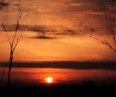 Sun Rising by Daniel Crozet