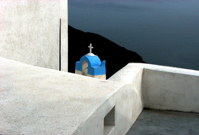 Santorini Church by Dan Neuberger