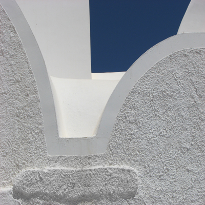 Santorini Abstract by Dan Neuberger
