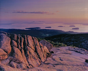 Sunrise over Bar Harbor by GAry Thompson