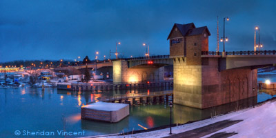 ORorke Bridge at Dusk by Vincent