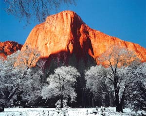 Winter Sunset at El Capitain by Gary Thompson