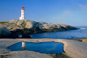 Lighthouse at Peggy's Cove by Phillis Thompson