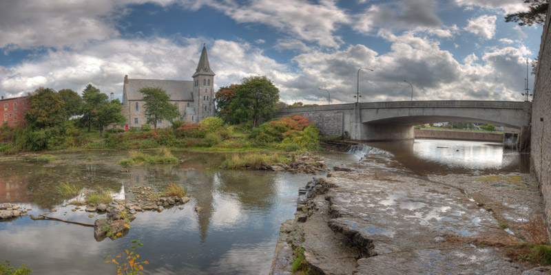 Oatka Creek in LeRoy by Sheridan Vincent