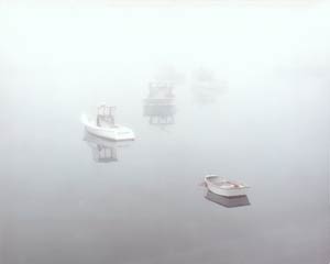 Boats in the Fog by Gary Thompson