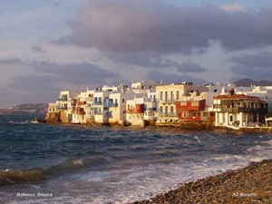 Mykonos at Dusk by Augustine J. Masotti