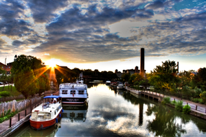 Fairport Sunset by Sarah Adkins