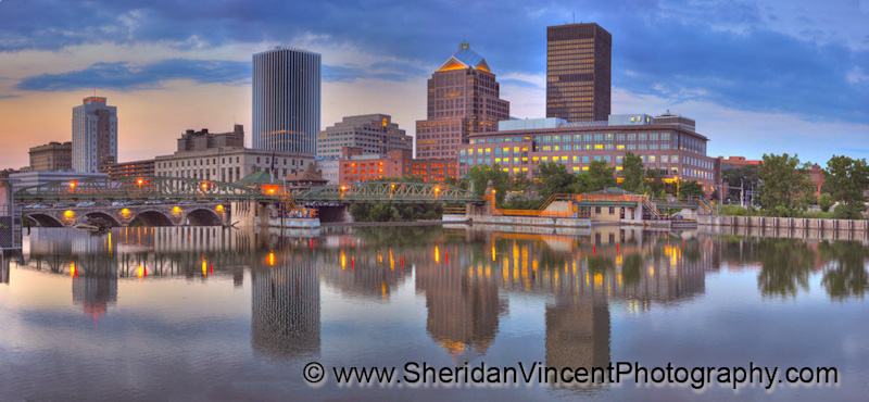Lights on the Genesee by Sheridan Vincent