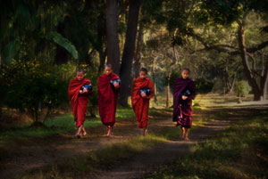 Morning Walk for Alms by Chris Kogut