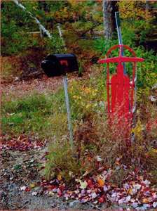 Red Sled by Ron Gouger