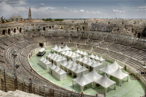 Tents at Nimes byJerome Kaye