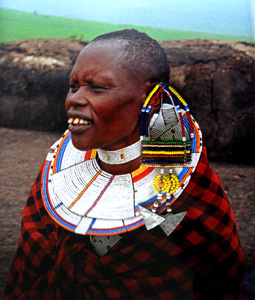 Massai Woman by Bev Cronkite