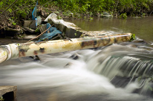 Canandaigua Lake Tributary by Mark J. Watts