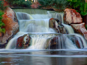 Casablanca Resort Falls by Carl Crumley