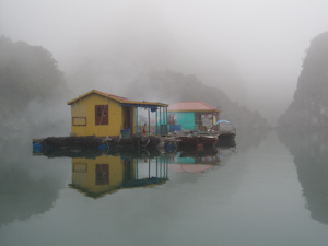 Floating Village by Joyce Pearson