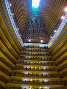 Looking up the Atrium by John Ejaife