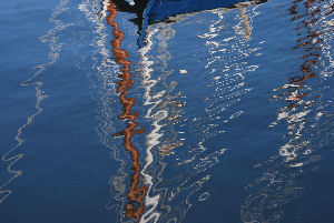 Sailboat Reflection by Bev Cronkite