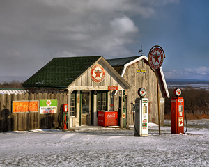 Ghost of the Texaco Station by Carl Crumley