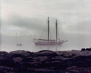 Schooner and the Row Boat by Gary Thompson