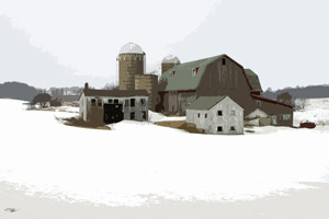 Barn Complex by Dan Neuberger