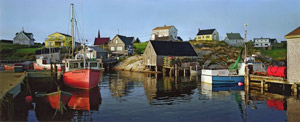 Peggys Cove Harbour by Phyllis Thompson