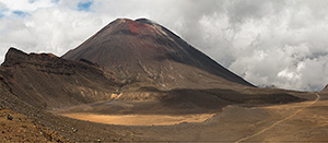 Mt-Ngauruhoe-Tongariro-Xing by Larry Eldridge