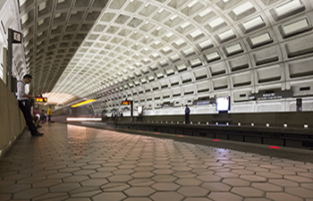 Metro Station Ballston by Carl Crumley