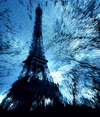 Eiffel Blue by David Bleich