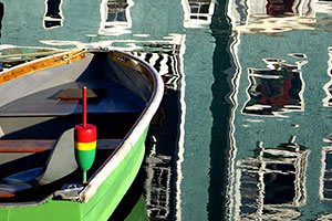 Green Boat by Joy Underhill