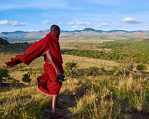 Maasai Scenic: Kenya by Myrna Paige