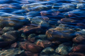 Light and Water on Colorful Sandstones by Anthony Paladino