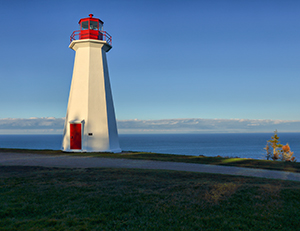 Cape George Lighthouse by Carl Crumley