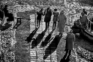 Evening Stroll In Chefchaouen Morocco by Paul Shew