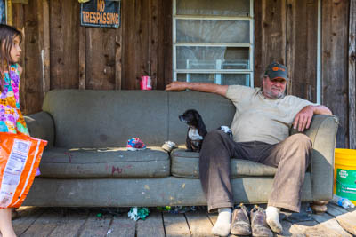 Passing Time on the Porch by Jim Patton