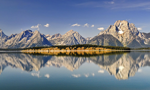 Jackson Lake Dam and Reservoir by Gerry Alexander