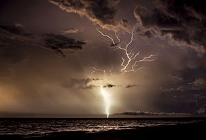 Lighting Up the Ocean by Peter Blackwood