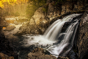 Split Rock Falls at Dawn by Dave Braitsch