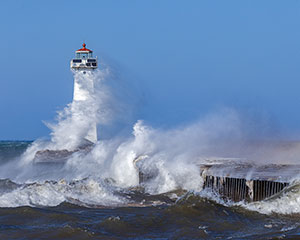 Windy Sodus Point by Dick Bennett