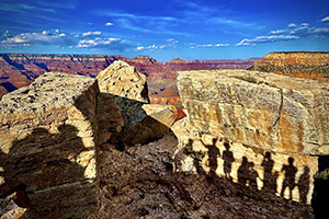 Shadows in the Grand Canyon by John Ejaife
