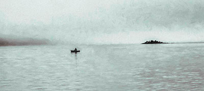 Lone Canoeist by James Dolan