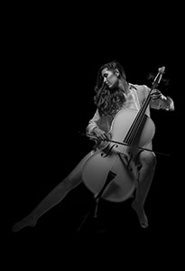 The Cellist by Steve Dent