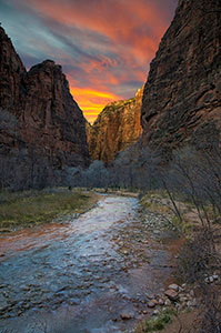 Zion Sunset by Ron Andews