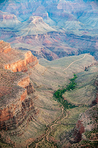 Bright Angel Trail and Havasupi Gardens by Michael Shoemaker
